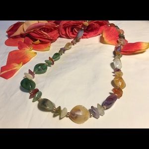 🔆 SALE!! Multi-colored beaded gemstones  necklace